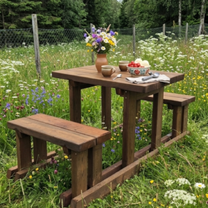 Bord/Benk liten i Royal imp. materiale